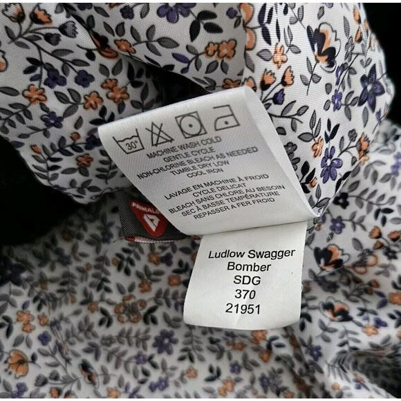 Mountain Khakis (Womens Small) Ludlow Swagger Bomber Zip Jacket Primaloft Black - Picture 4 of 7